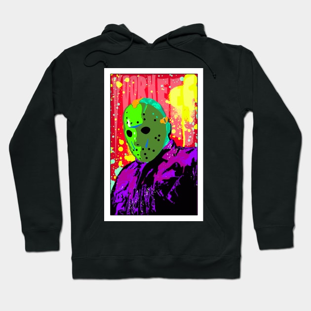 Psychadelic Voorhees 1 Hoodie by crowjandesigns